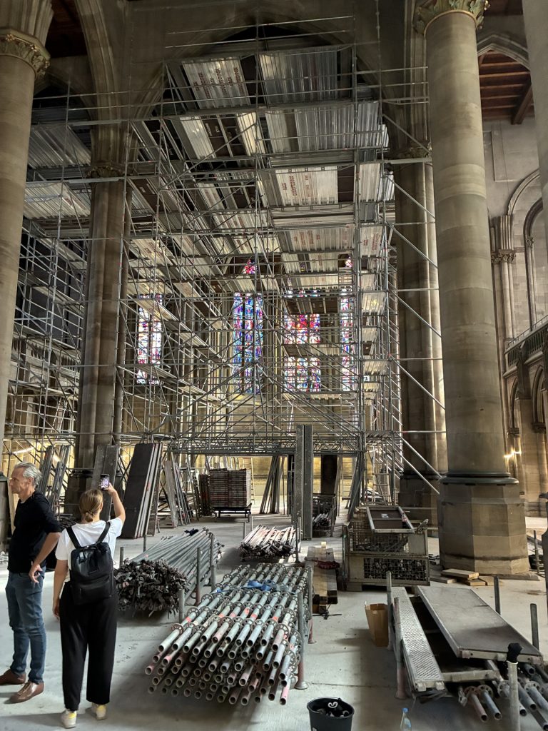 Innengerüst in St. Maria Stuttgart